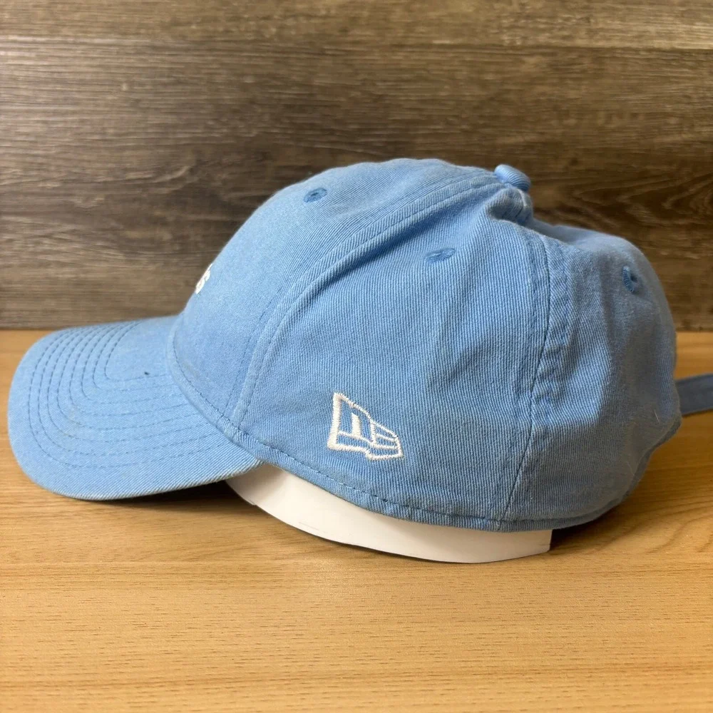 North Carolina Tar‎ Heels Hat Cap Strap Back Blue New Era Adjustable